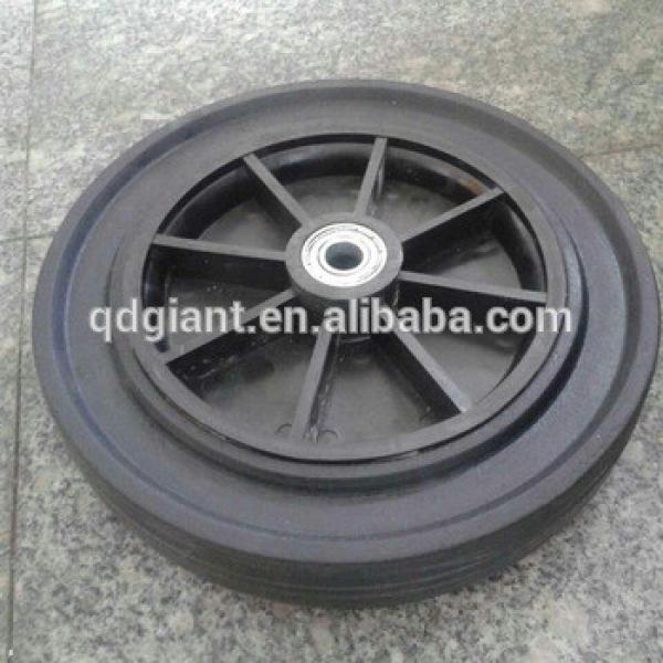 12inch solid rubber wheels for wheelbarrow and beach cart #1 image