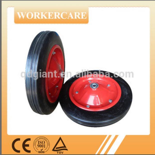 13&quot;x3&quot; low price solid rubber wheel for South Africa wheelbarrow #1 image