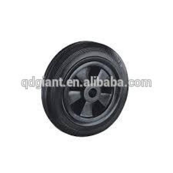 hot sale 8inch solid rubber garbage can / container wheels #1 image