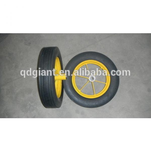 hot sale 16inch durable solid wheelbarrow wheels / tyres #1 image
