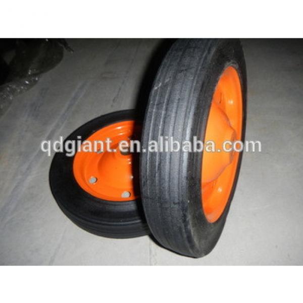 solid rubber wheelbarrow wheels / tyres 13&quot;x3&quot; #1 image