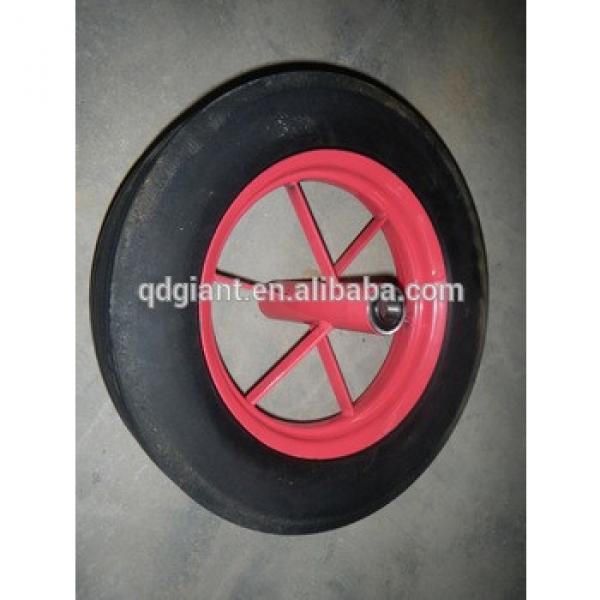 16inch solid rubber wheel barrow wheels #1 image