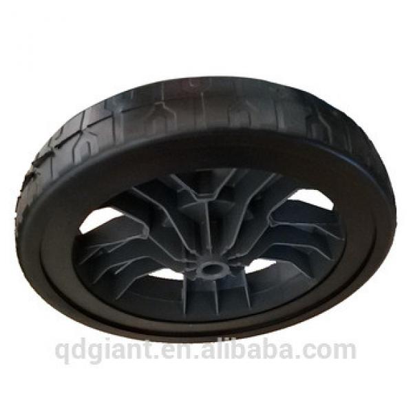 10x1.75 inch Lawn Mower PVC plastic wheel #1 image