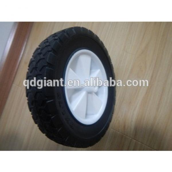 8 inch PVC and semi solid rubber lawn mower wheel #1 image
