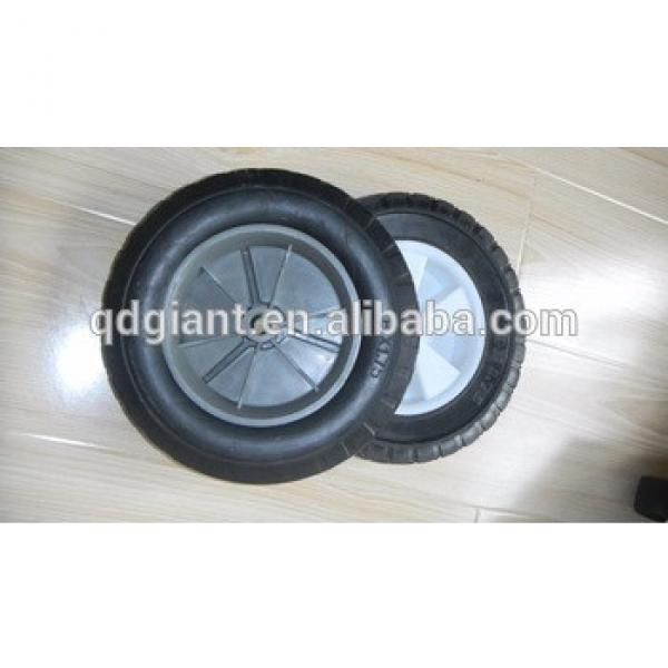8&quot; solid rubber wheel for trash bin #1 image
