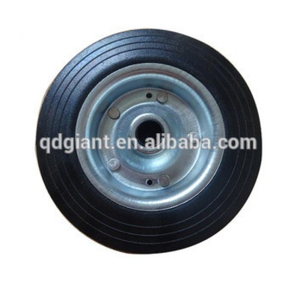 lawn mower wheel 8inch solid rubber wheel #1 image