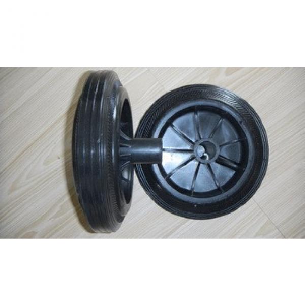 China cheap garbage bin wheels 8&#39;&#39; solid rubber wheel #1 image