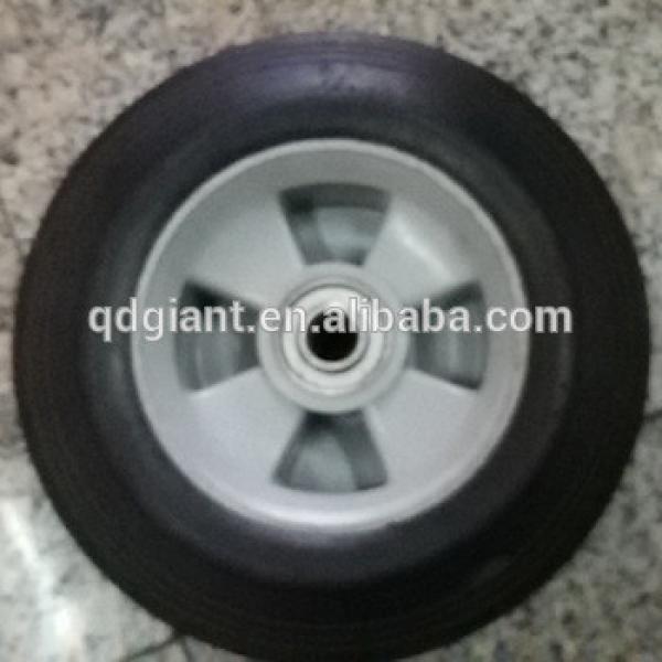 8&quot;X2&quot; solid rubber wheel for hand trolley #1 image