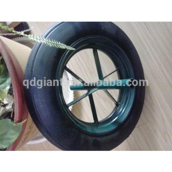 Best Selling 14&quot; Solid Rubber Tires for Heavy Duty Wheelbarrow #1 image