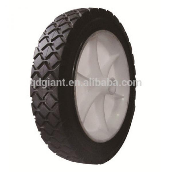 semi solid rubber tire 7x1.5 semi solid wheel 7&quot; for lawn mower #1 image