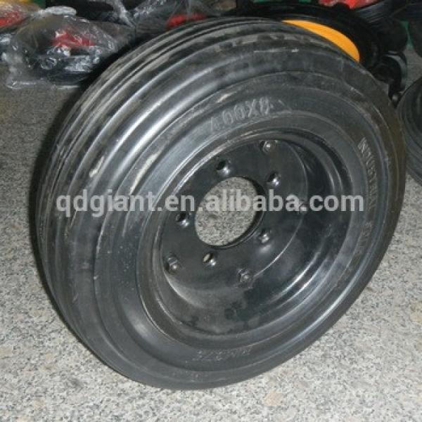 Top quality black tubeless tire solid rubber tire #1 image