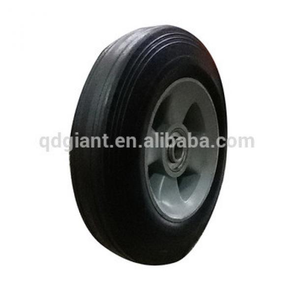 Cheap hot sale 8&quot; solid rubber wheel for market #1 image