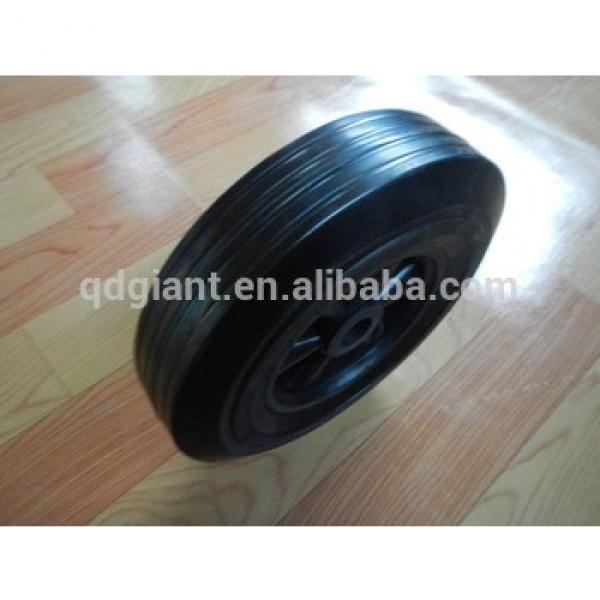 plastic rim solid rubber wheel 10inch wheel #1 image