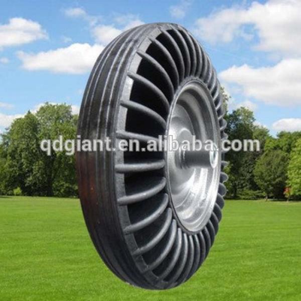 cheap solid rubber wheel wheelbarrow wheel /tyre 3.50-8 #1 image