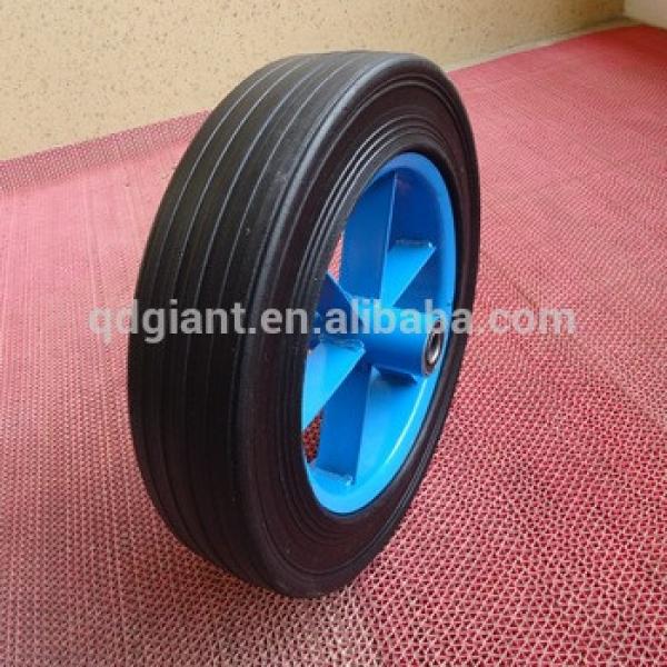 strong rubber wheel solid wheel wheelbarrow 13x3 tubeless tire #1 image