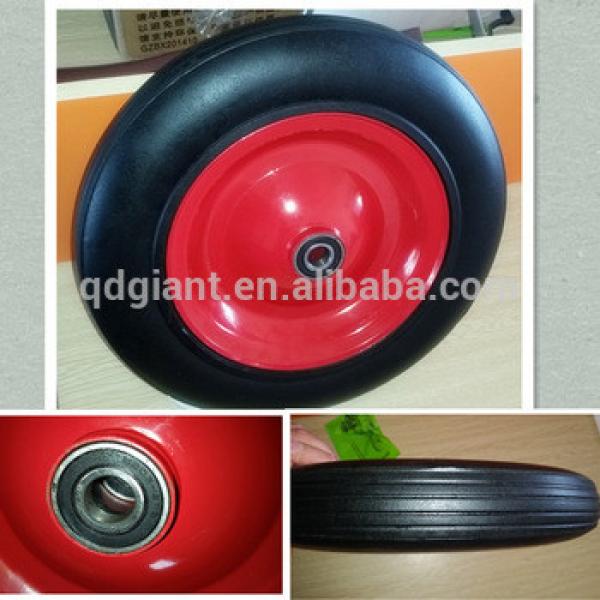 Solid rubber wheel wheelbarrow tyre with good bearing #1 image