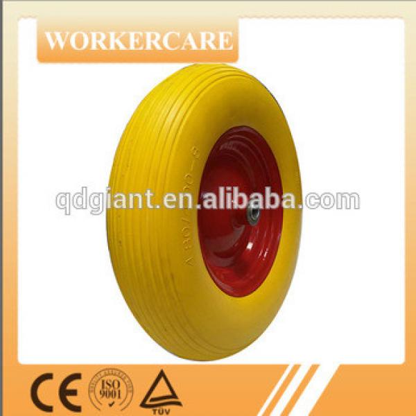 4.00-8 anti-puncture PU foam wheel for wheel barrow #1 image