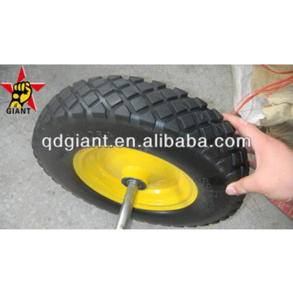 pu foam wheel 4.00-8 for construction wheelbarrow #1 image