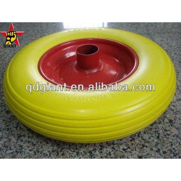 used for industrial hand cart pu foam wheel 4.00-8 #1 image