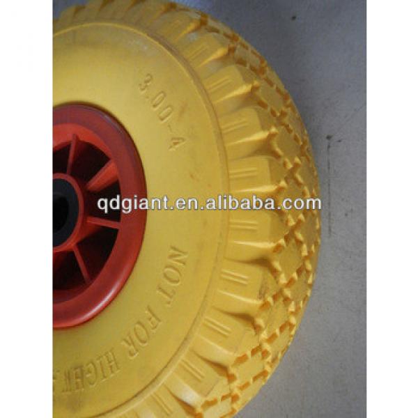 Qingdoa Giant yellow pu foam wheel PU 1017 #1 image