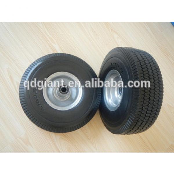 China pu wheels 3.50-4 with plastic rim for wagon #1 image