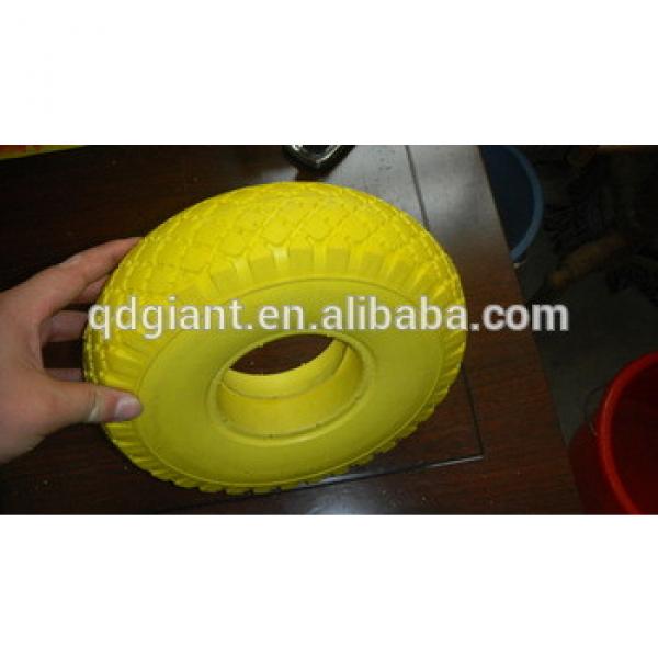 flat free pu foam wheels 3.00-4 #1 image