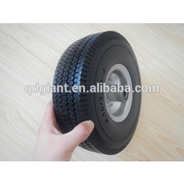 10 inch pu foam wheel 3.50-4 flat free wheel 3.50-4 #1 image