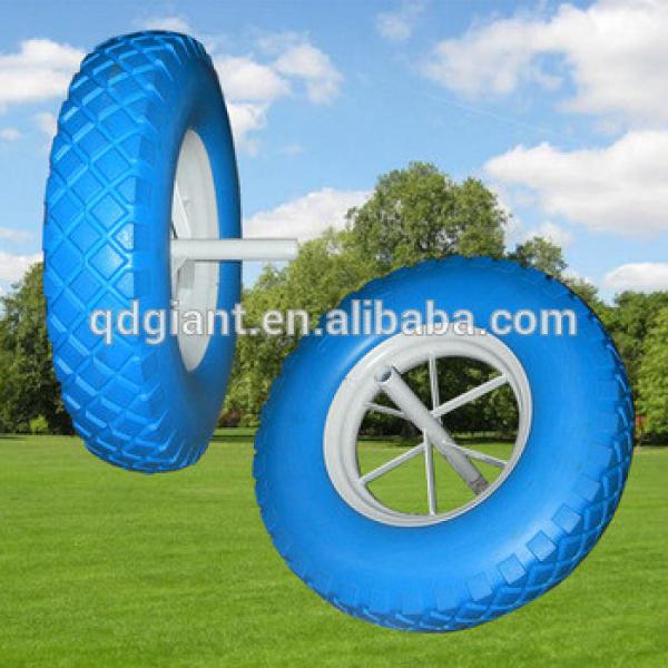 PU foam rubber wheel 4.80/4.00-8/PU wheels for wheelbarrow #1 image