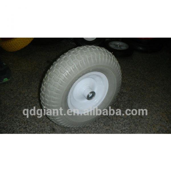 Grey color pu foam turf saver wheel 13&quot;x500-6 #1 image