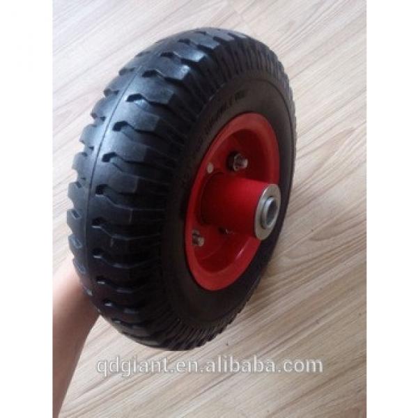 Best sell and low price pu foam wheel with steel rim #1 image