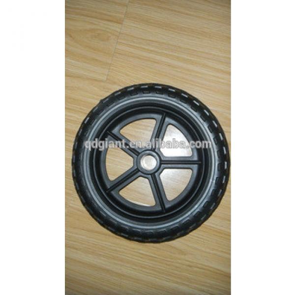 8x1.75 pu foam rubber wheel for skid bicycle #1 image