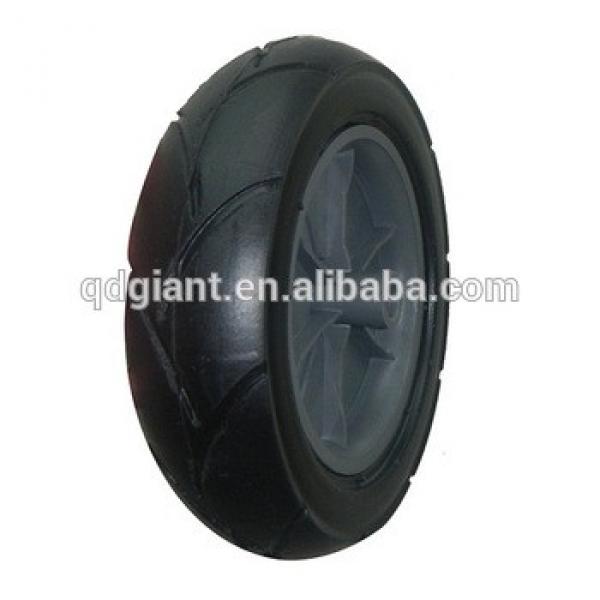 7inch small pu foam wheel /flat free tire #1 image