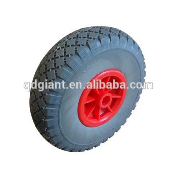 China supply 10 inch gary colour pu foam wheel for hand tool cart #1 image