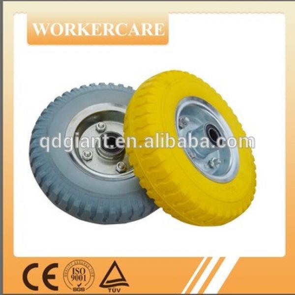 8inch small PU foam rubber wheels for trolley #1 image