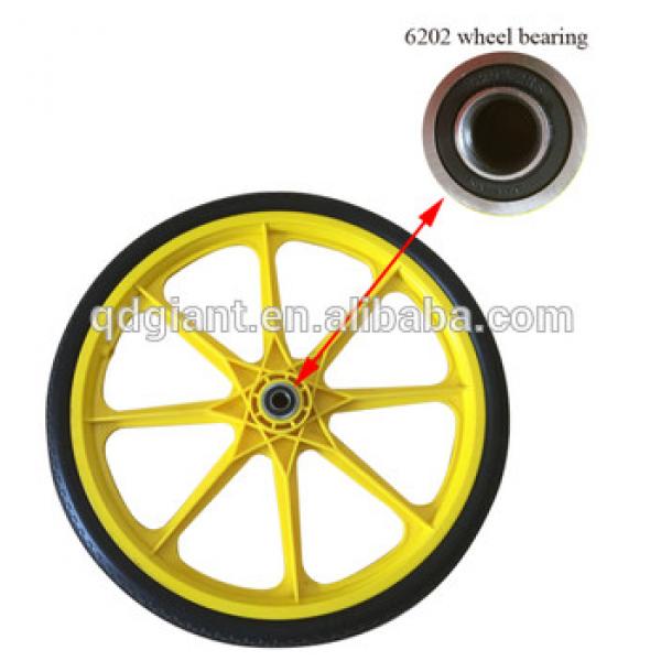 20in pu wheel for tool cart with 6202 bearing #1 image