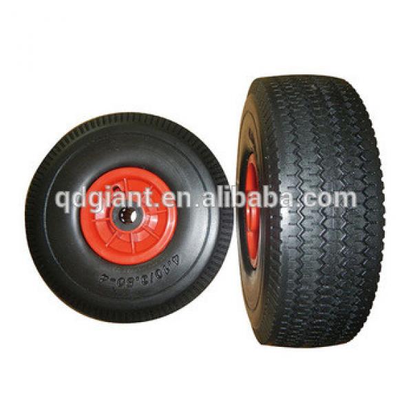 good price 10X3.50-4 PU Wheel factory #1 image