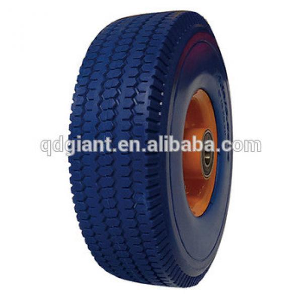 3.50-4 light weight rubber wheel for trolley cart #1 image