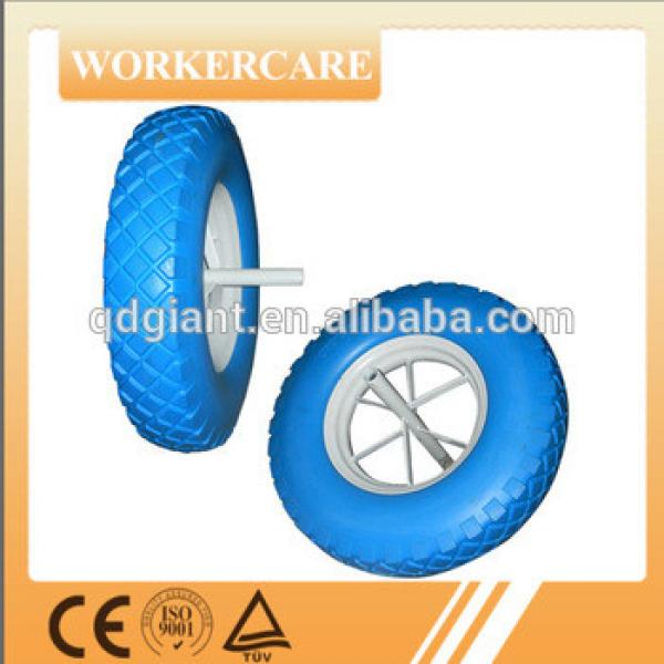 16 inch PU foam Puncture proof wheelbarrow wheel 4.00-8 #1 image