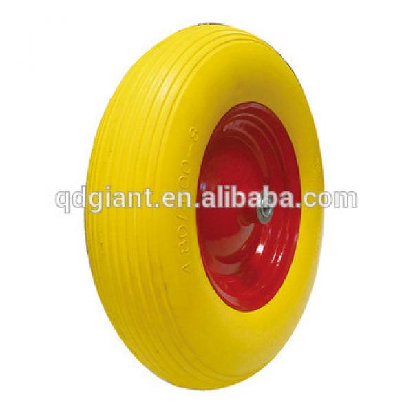 400-8 PU rubber wheel Rim colour can change #1 image