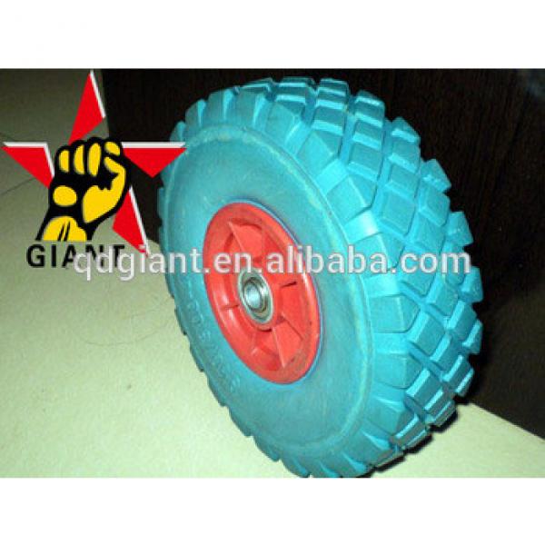 3.50-4 PU foam wheel used in construction wheelbarrow #1 image