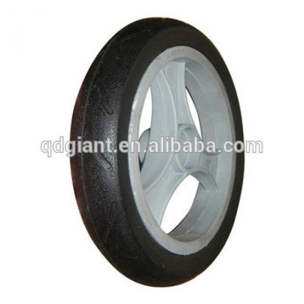 8&quot; X 1.5&quot; PU rubber wheel Korea market #1 image