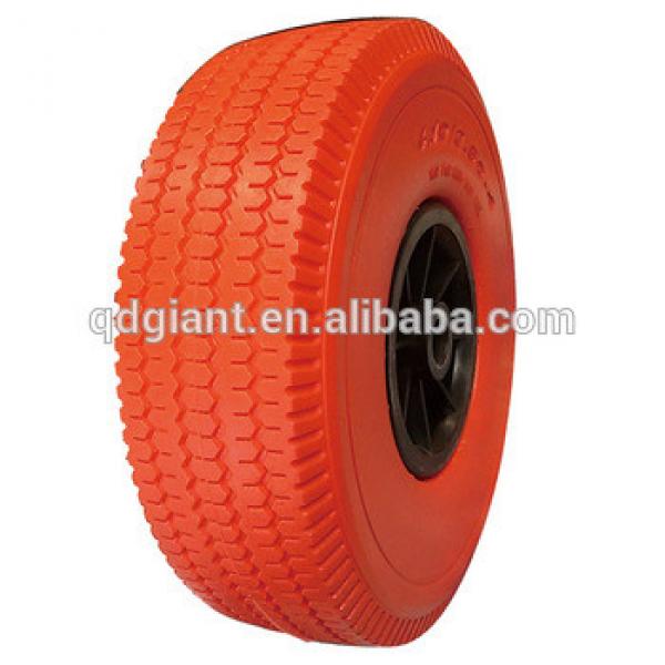 10 inch pu foam wheel flat free tires for tool carts #1 image