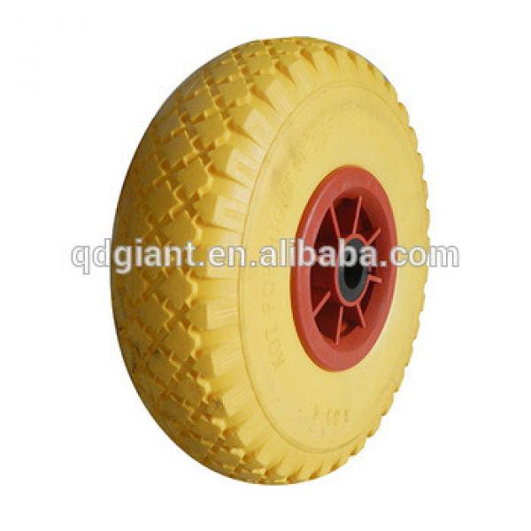 3.00-4 solid pneumatic and PU foam wheel parts for trolley #1 image