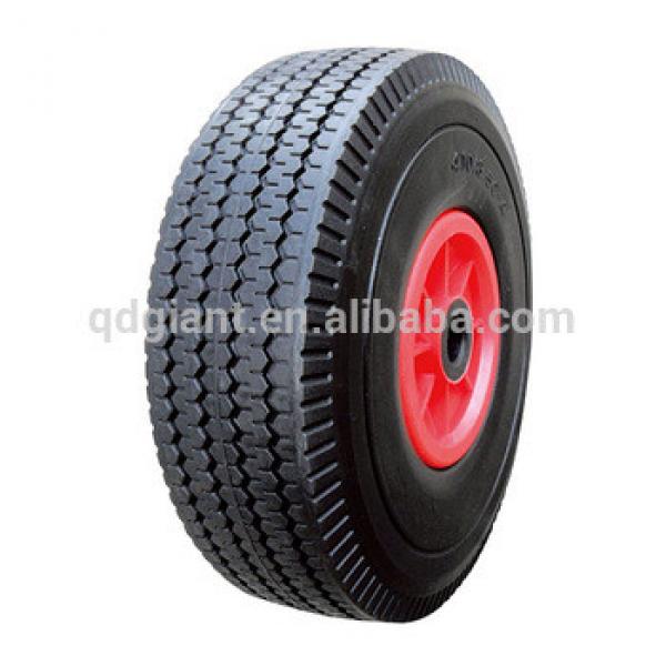High quality 10inch 3.50-4 PU foam wheelbarrow tyre #1 image