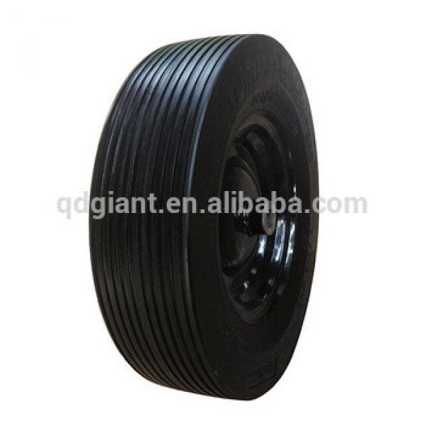 Shandong 14 inch reliance black pu foam wheel 3.50-8 for sale #1 image