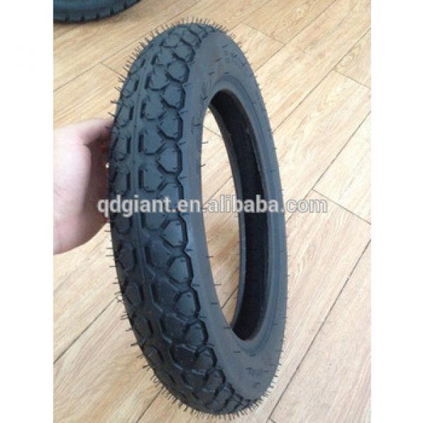 High rubber content motorcycle tyre and tube 3.00-12 #1 image